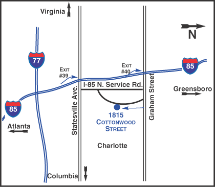 Map For Carolina Truck Sales